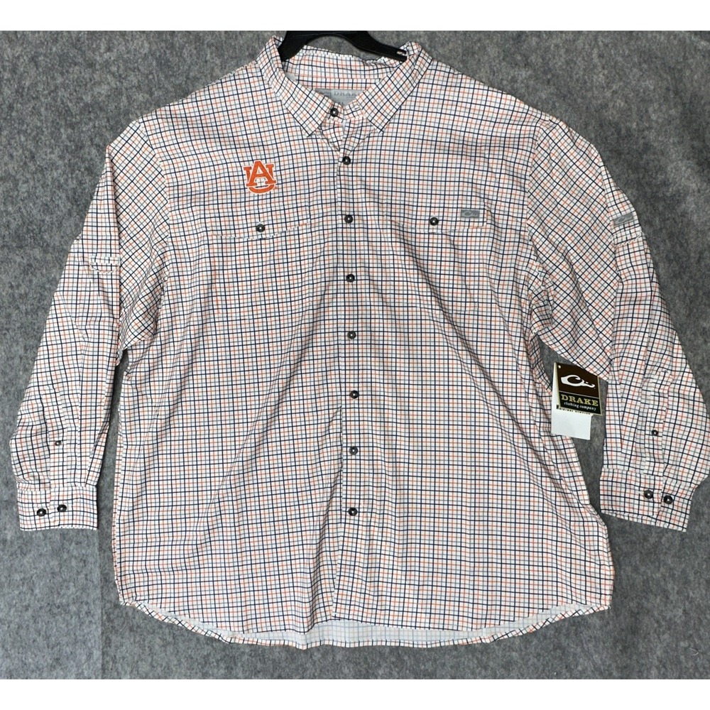 Drake Auburn‎ Univ. long sleeve button down shirt Men's 3XL- NEW (55-7)